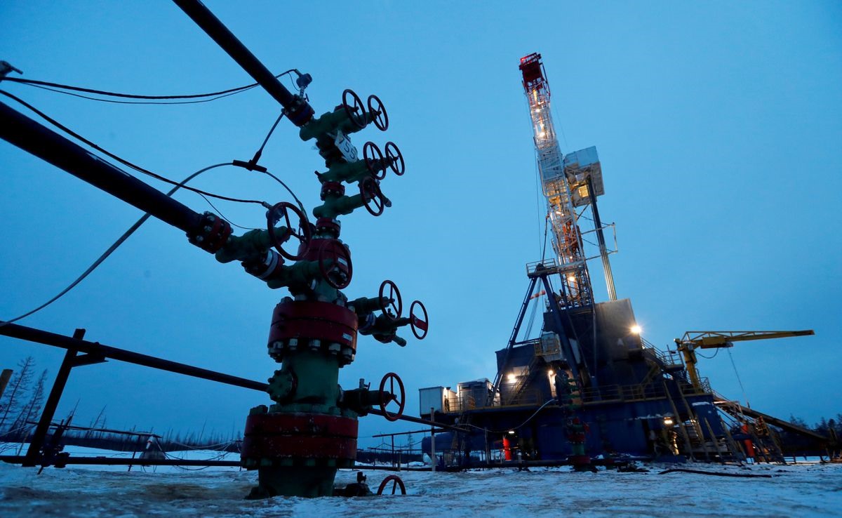 Mỏ dầu Yarakta ở vùng Irkutsk, Nga, năm 2019. Ảnh: Reuters