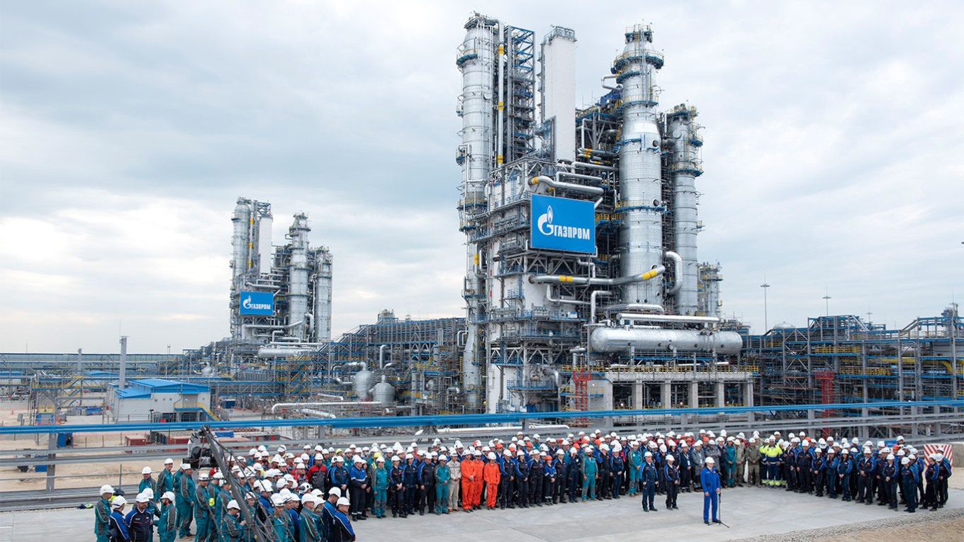 Nhân viên Gazprom ở Amur, Nga. Ảnh: Gazprom