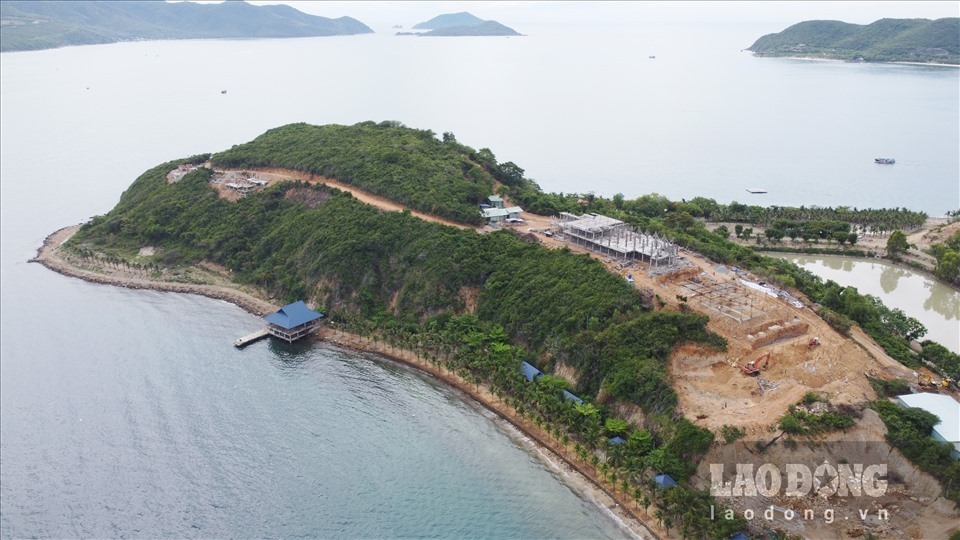 Dự án du lịch trên đảo Hòn Miễu chậm tiến độ đã hơn 7 năm nay.