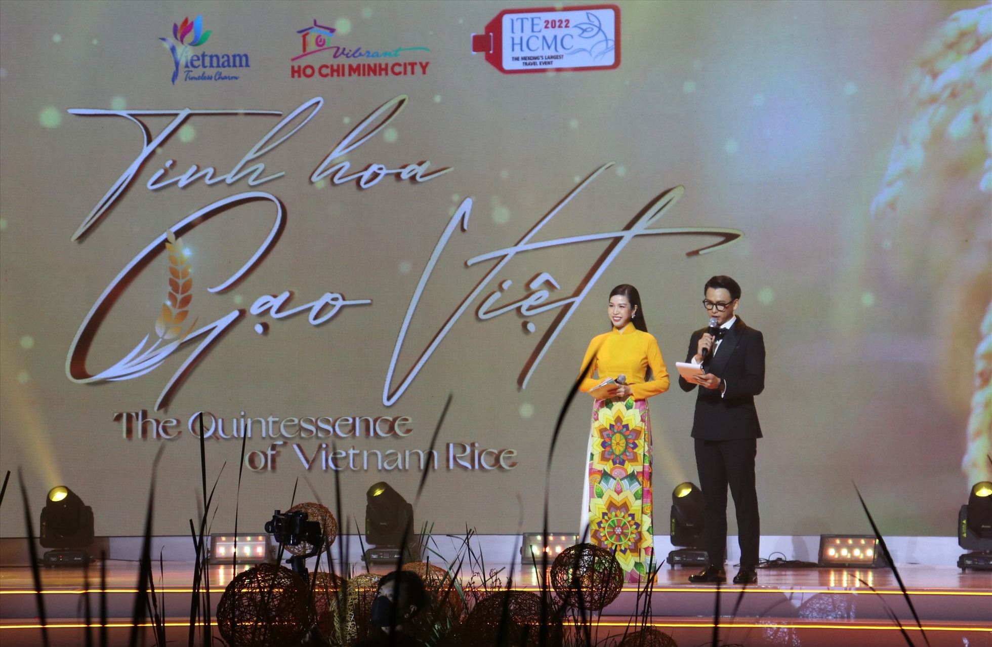 Gala “Tinh hoa gạo Việt” là hoạt động nằm trong “Hội chợ Du lịch quốc tế TPHCM“. Ảnh: Việt Phong