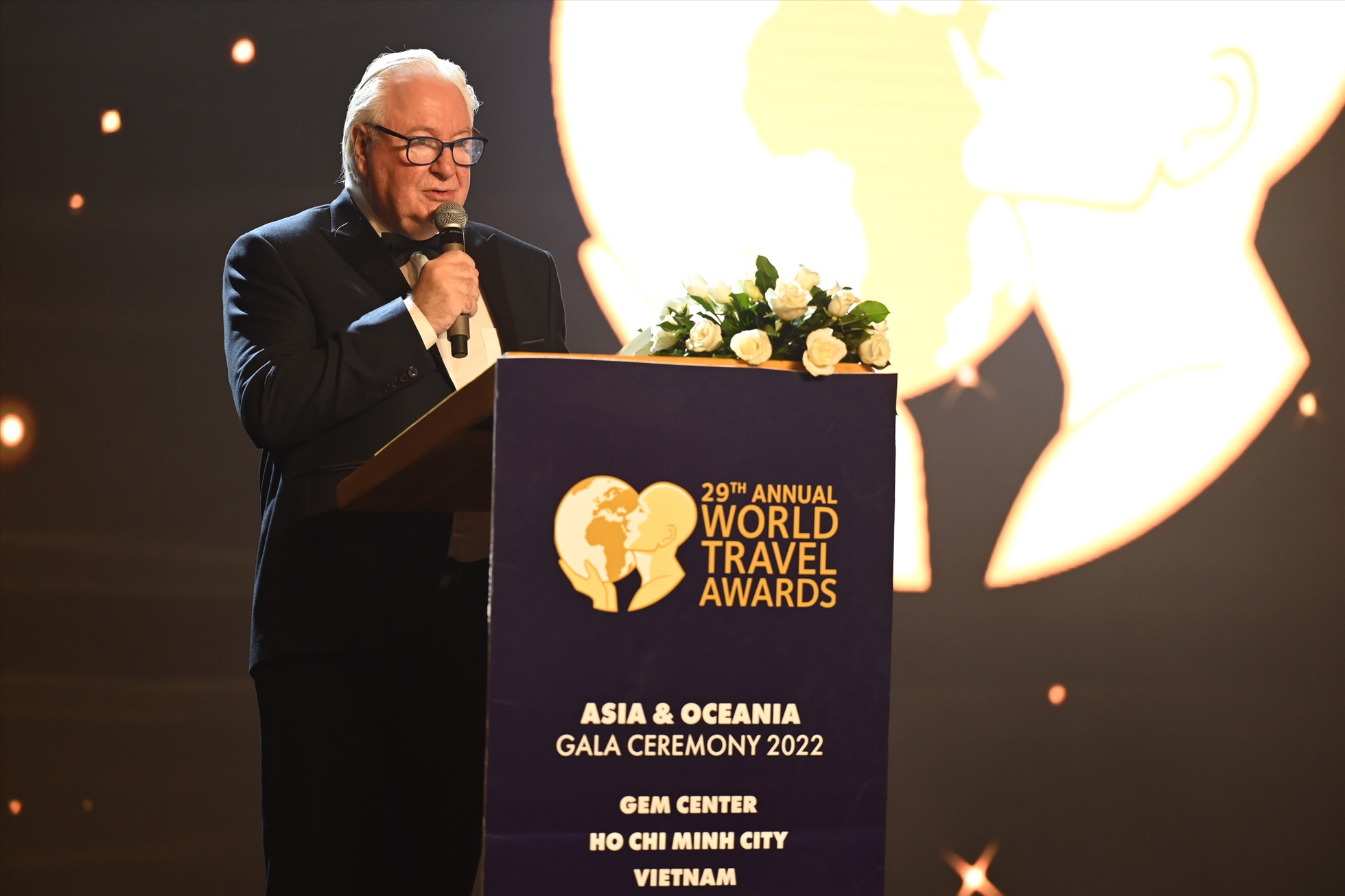 Ông Graham Cooke - nhà sáng lập kiêm Chủ tịch Tổ chức World Travel Awards. Ảnh: BTC.
