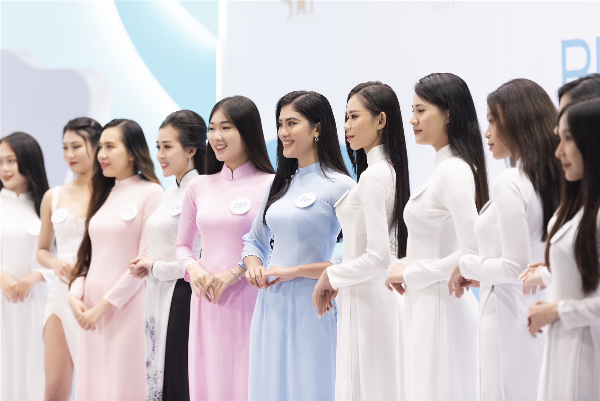 Dàn thí sinh góp mặt trong buổi gặp gỡ, giao lưu thí sinh Hoa hậu Biển Đảo Việt Nam 2022 khu vực miền Nam.