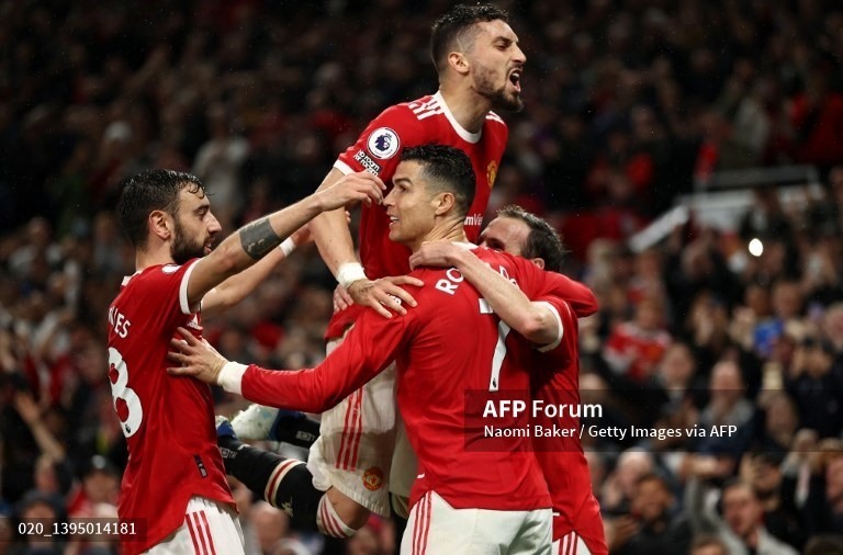 Man United liên tục thắng trận tại Ngoại hạng Anh. Ảnh: AFP