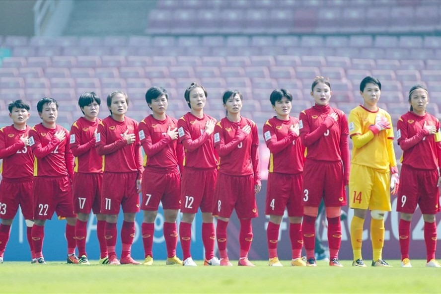 Tuyển nữ Việt Nam sẽ có trải nghiệm quý giá khi lần đầu dự World Cup vào năm 2023. Ảnh: AFC