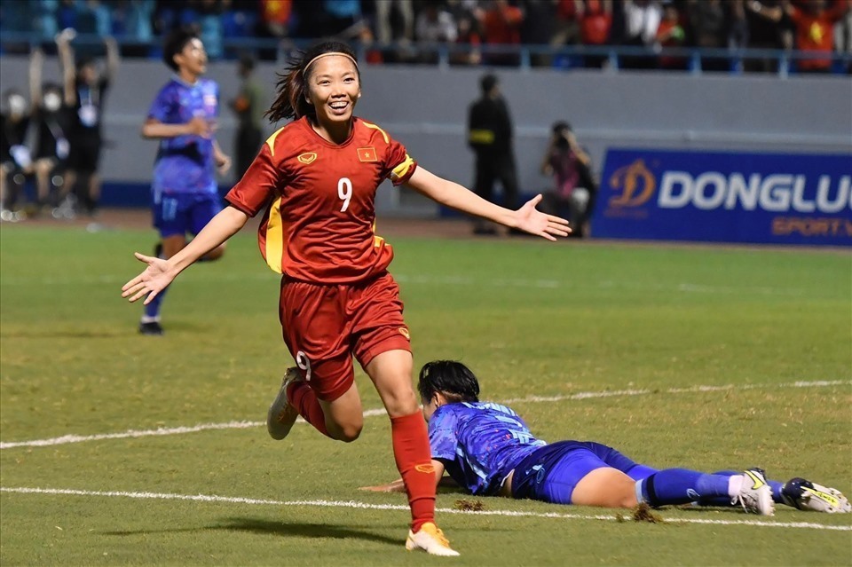 Huỳnh Như và các đồng đội tuyển Việt Nam hướng đến nhiều mục tiêu thi trong lần đầu tiên dự World Cup 2023. Ảnh: Minh Dân