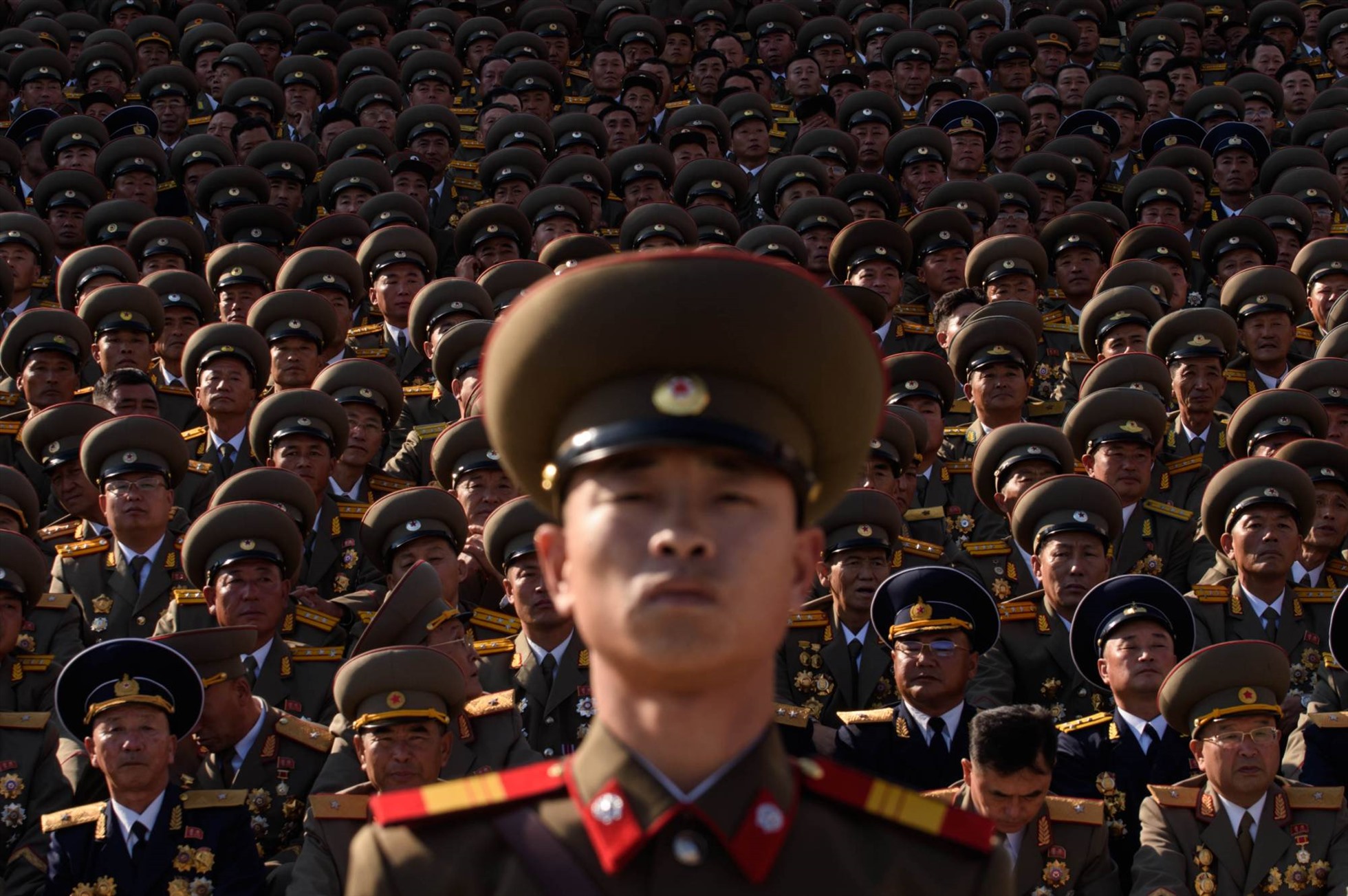 Quân nhân Triều Tiên. Ảnh: AFP