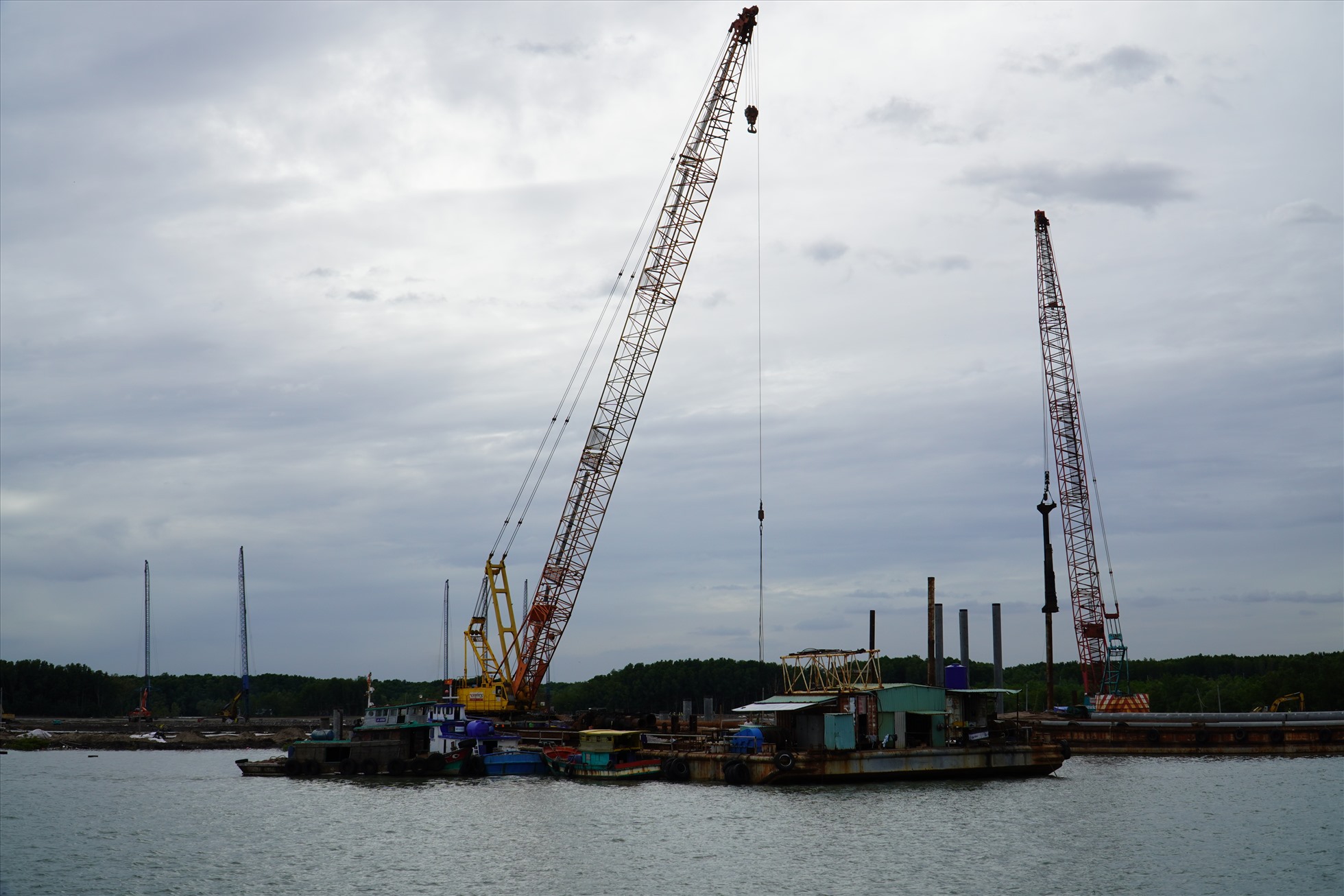 Khu vực triển khai dự án cảng Phước An.