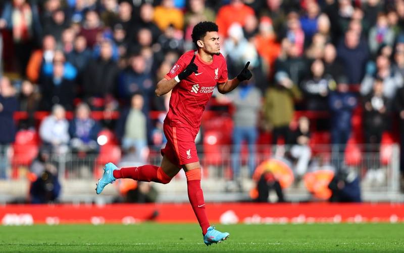 Diaz từng hòa nhập nhanh chóng và đóng góp lớn vào lối chơi của Liverpool.  Ảnh: AFP