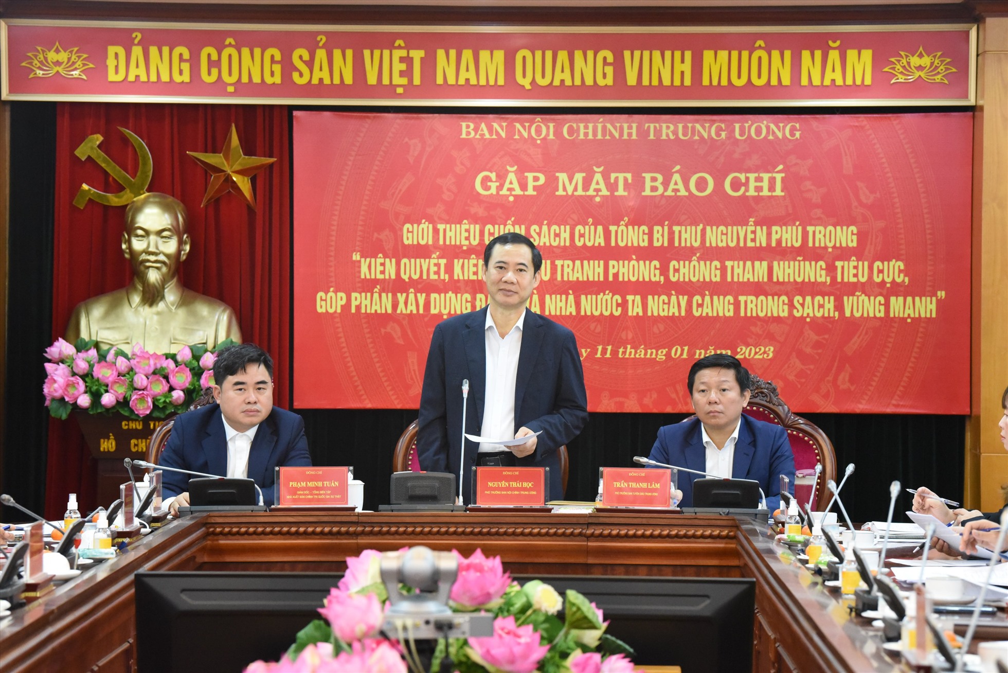 Ông Nguyễn Thái Học - Phó Trưởng Ban Nội chính Trung ương. Ảnh: T.Vương