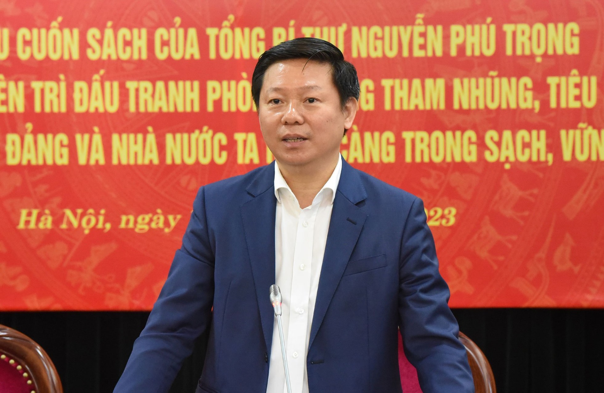 Ông Trần Thanh Lâm - Phó Trưởng Ban Tuyên giáo Trung ương. Ảnh: T.Vương