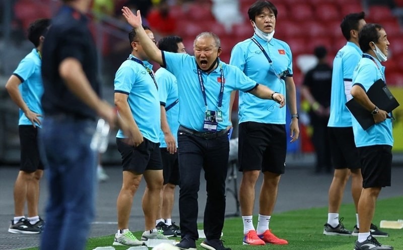 Huấn luyện viên Park Hang-seo từng thua tại bán kết AFF Cup 2020. Ảnh: AFF