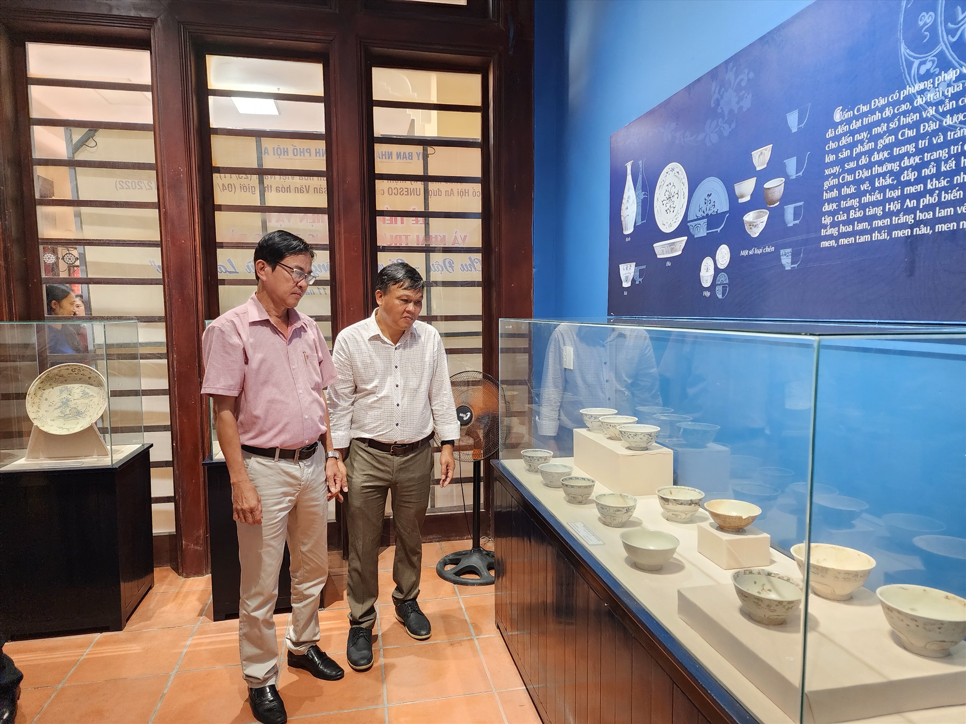 Người dân Hội An sau hơn 20 năm mới được thưởng lãm một không gian trưng bày những cổ vật gốm Chu Đậu được trục vớt từ Cù Lao Chàm.
