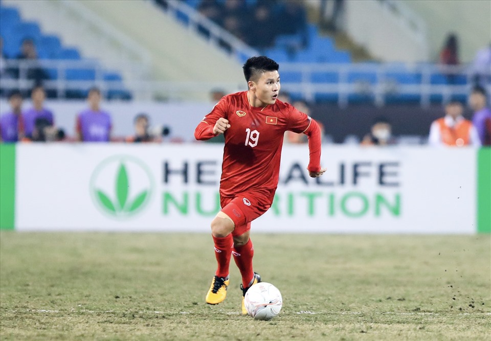 Quang Hải được kỳ vọng bùng nổ và tạo đột biết ở trận chung kết lượt về AFF Cup 2022. Ảnh: Minh Dân