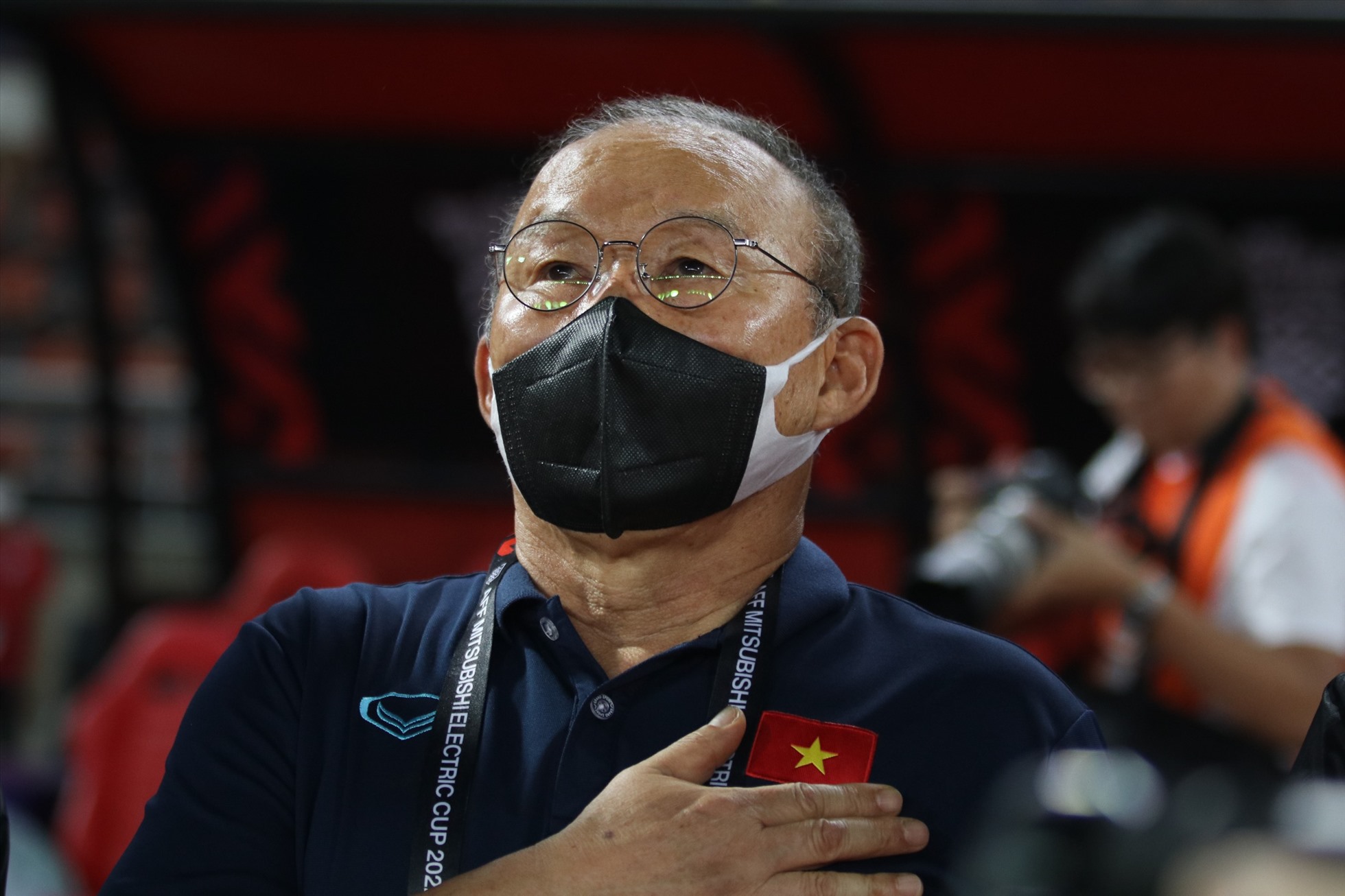Đây là trận đấu cuối cùng huấn luyện viên Park Hang-seo dẫn dắt tuyển Việt Nam. Ảnh: Thanh Vũ
