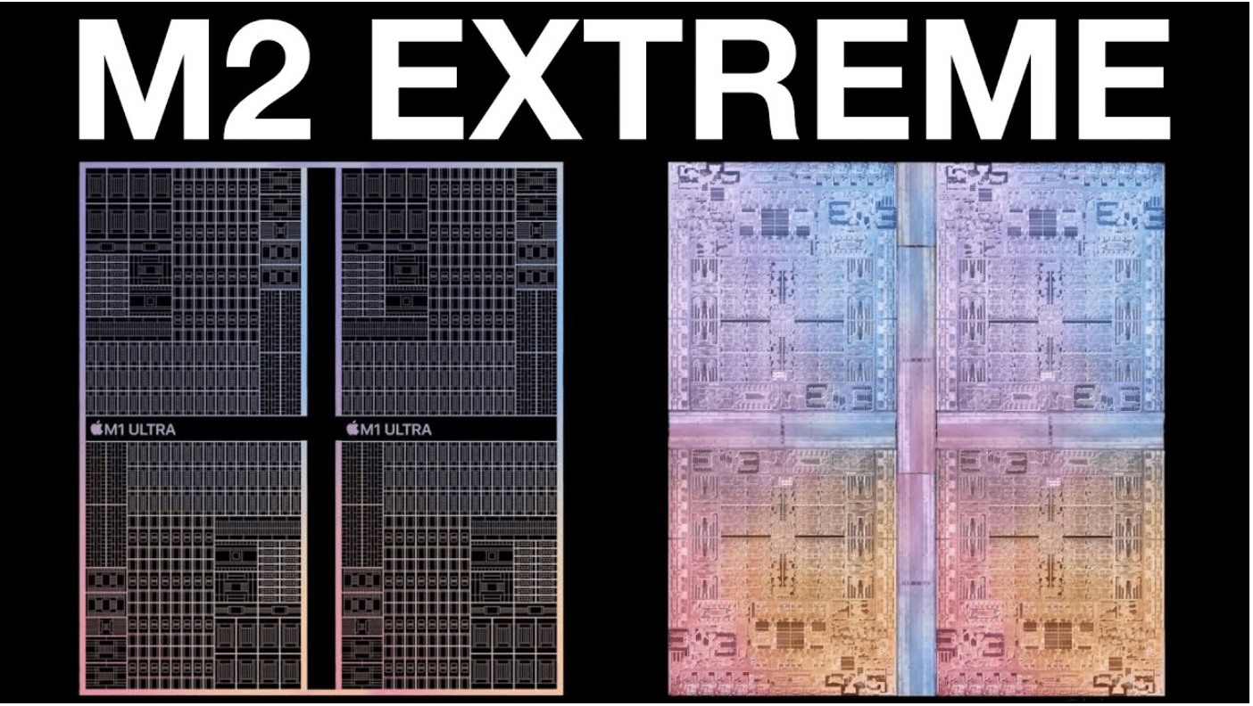 Chip M2 Extreme sẽ được thay thế bằng bản Ultra? Ảnh: Gizchina
