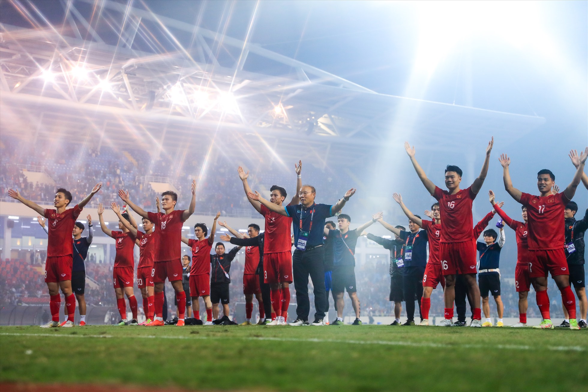 Park Hang-seo mang đến một giai đoạn thành công cho bóng đá Việt Nam. Ảnh: Minh Dân