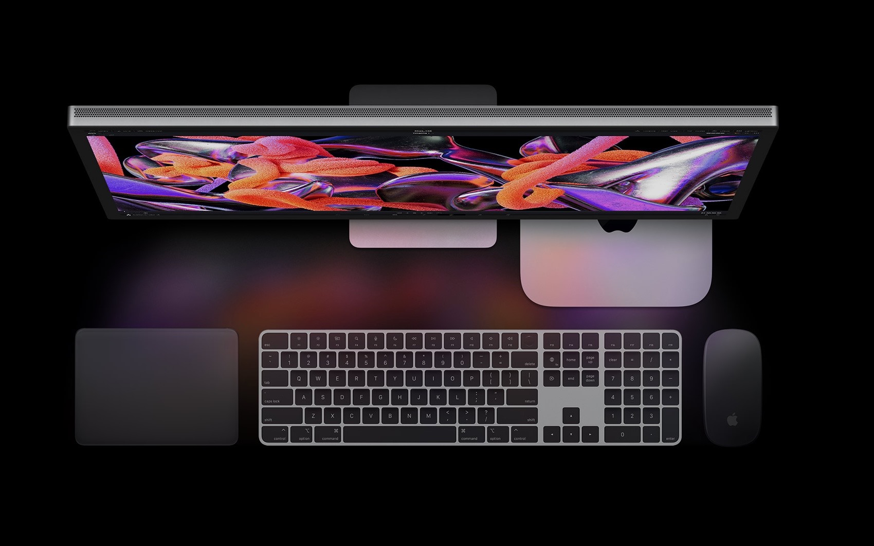Mac mini rất phù hợp với các thiết kế phòng làm việc và hỗ trợ kết nối nhiều phụ kiện. Ảnh: Apple