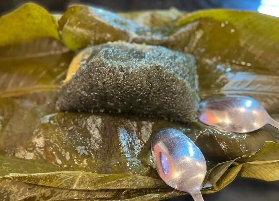 Bánh chưng thành phẩm. Ảnh: Lan Phương