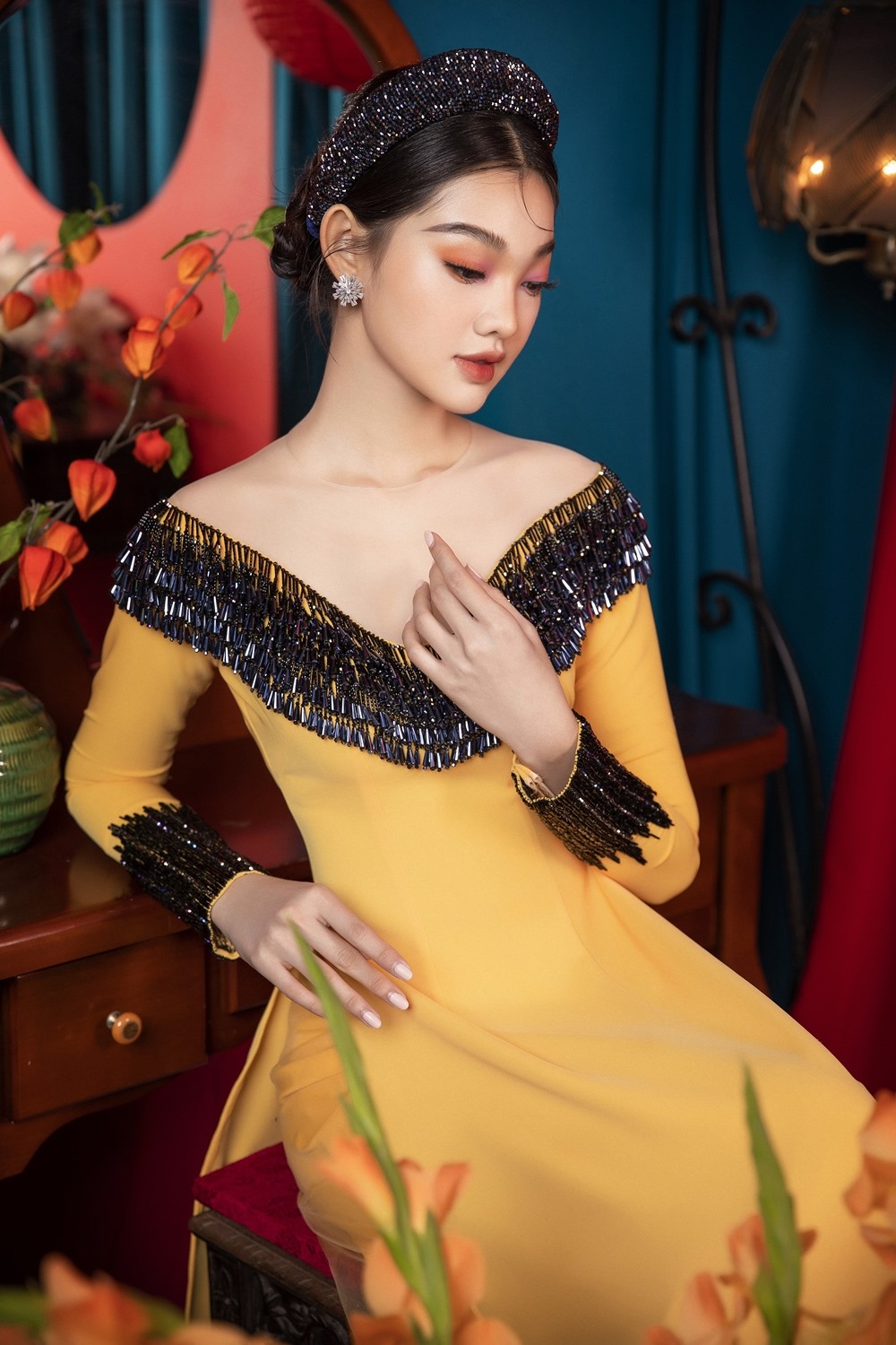 Tuy nhiên, anh thấy vui khi người đẹp vẫn giữ niềm đam mê với nghệ thuật và quyết định theo đuổi công việc người mẫu trong tương lai.