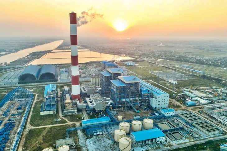Toàn cảnh dự án Nhà máy nhiệt điện Thái Bình 2 - Ảnh: PVN