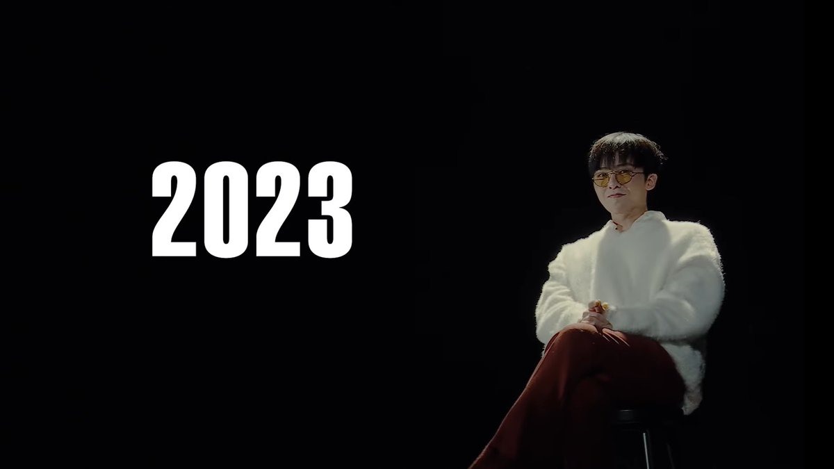 G-Dragon thông báo trở lại năm 2023. Ảnh: Chụp màn hình
