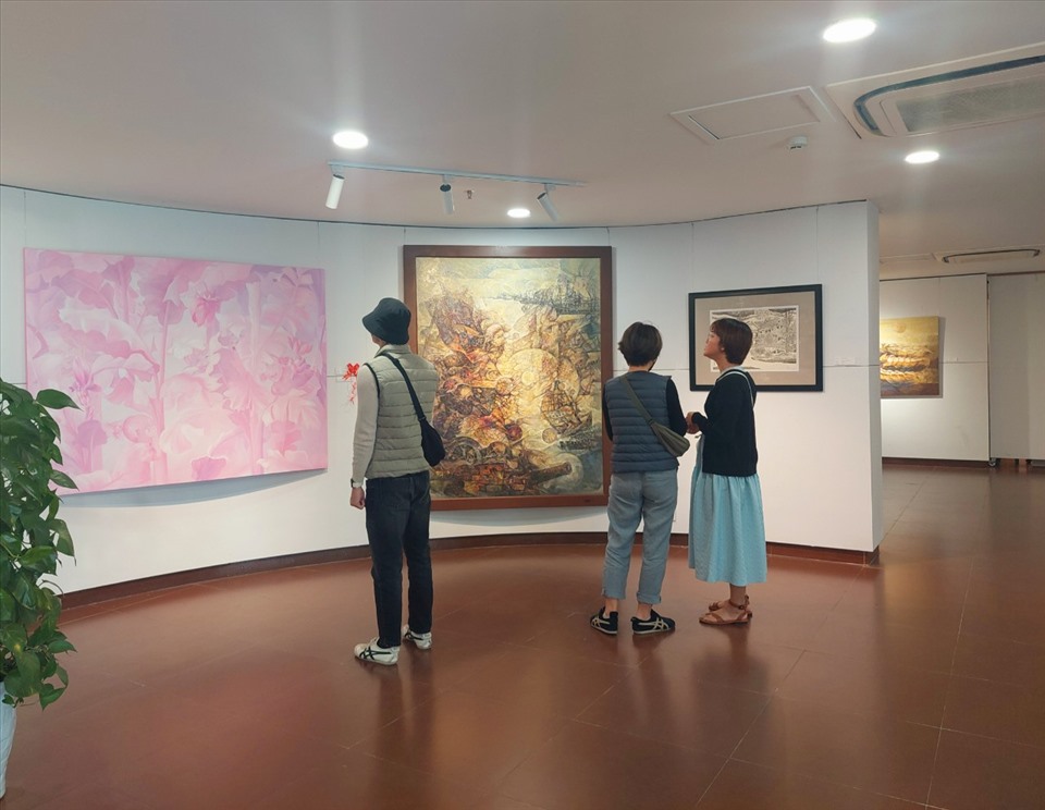 Các du khách rất hài lòng khi lựa chọn Bảo tàng Mỹ Thuật Đà Nẵng làm nơi tham quan trong dịp đầu năm.