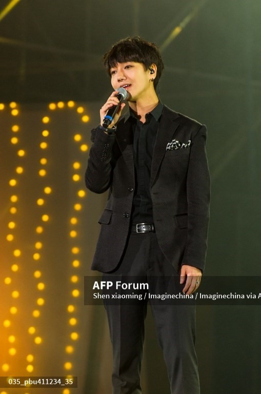 Yesung (Super Junior). Ảnh: AFP