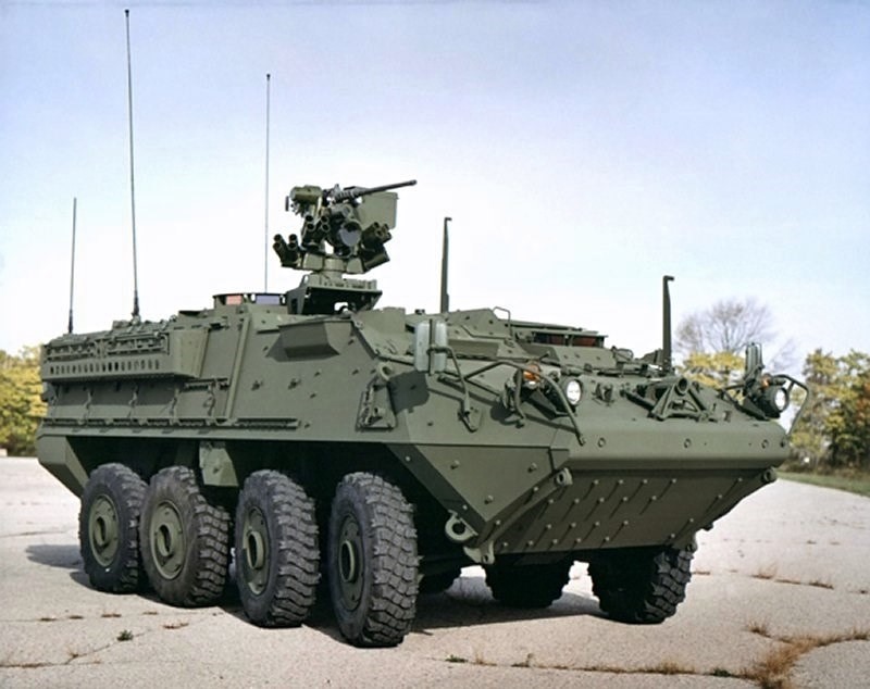 Mỹ phê duyệt cung cấp xe bọc thép chở quân Stryker cho Ukraina. Ảnh: Wiki