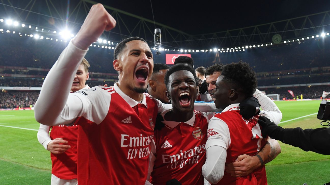 Arsenal đang đá mùa giải hay nhất từ khi vô địch năm 2004 đến nay. Ảnh: AFP