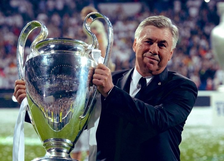 HLV Carlo Ancelotti muốn cùng Real Madrid làm nên lịch sử.  Ảnh: UEFA