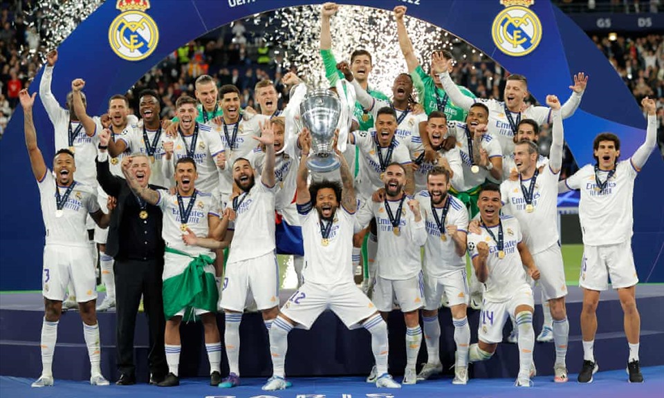 Real Madrid vô địch Champions League lần thứ 14 ở mùa giải 2021-2022. Ảnh: UEFA