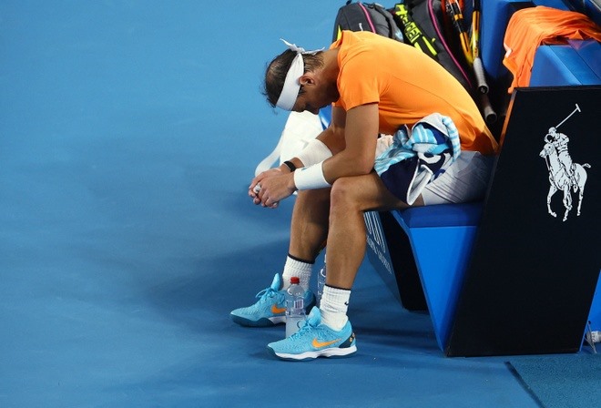 Rafael Nadal đã dính chấn thương trong thời gian gần đây.  Ảnh: AFP