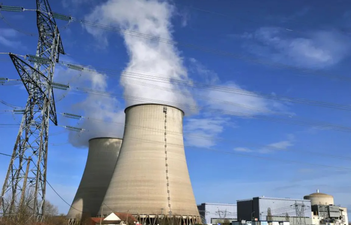 Nhà máy điện hạt nhân ở Belleville-sur-Loire, Pháp. Ảnh: AFP