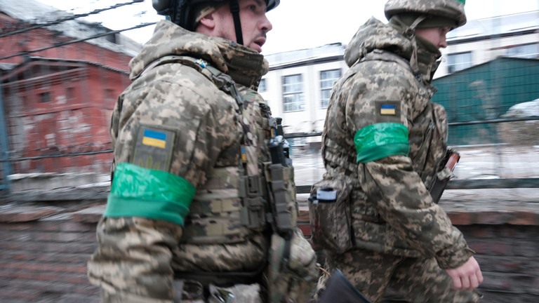 Binh sĩ Ukraina ở Artyomovsk (Bakhmut). Ảnh: AFP/Getty
