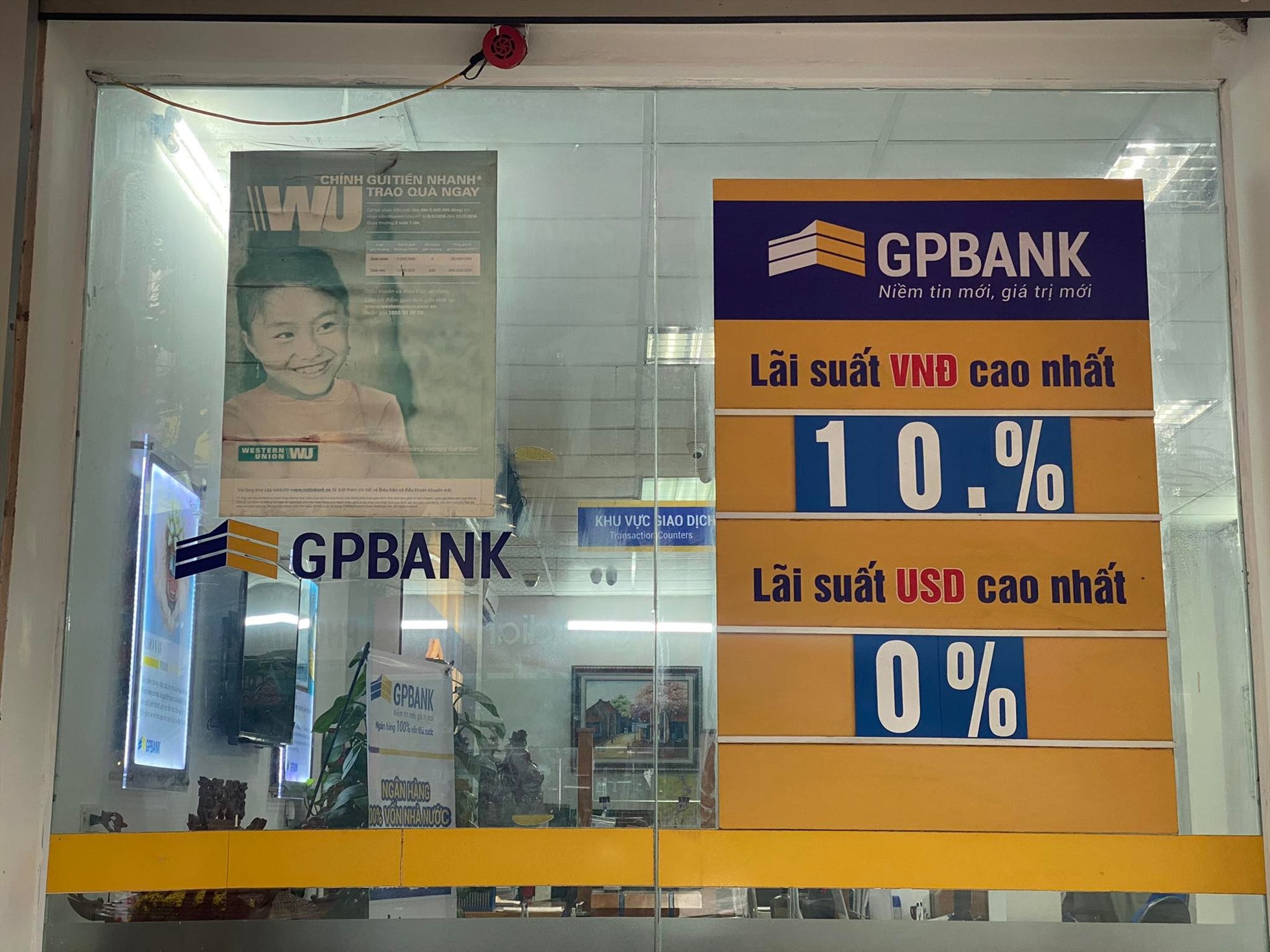 GPBank hiện niêm yết công khai lãi suất cao nhất lên tới 10%.