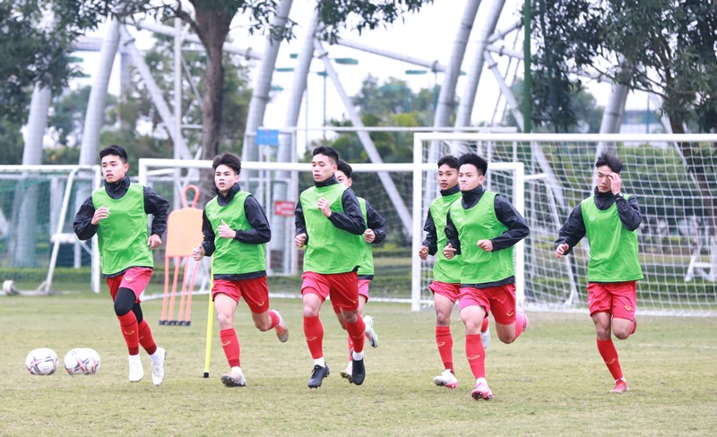 U20 Việt Nam chuẩn bị kỹ lưỡng cho các giải đấu sắp tới. Ảnh: VFF