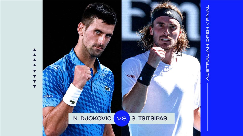 Đấu Djokovic là một thử thách khó với Tsitsipas. Ảnh: ATP