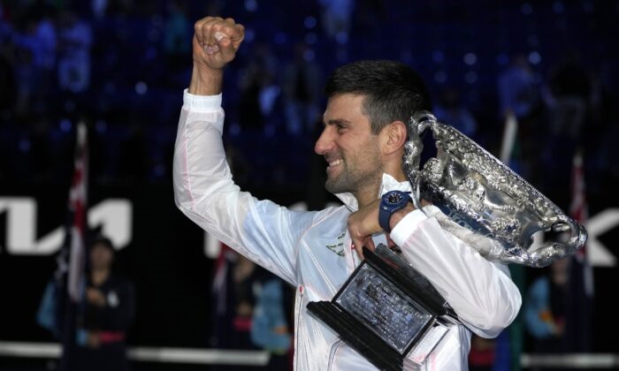 Chức vô địch Australian Open 2023 đưa Djokovic đến gần hơn với lịch sử. Ảnh: AO