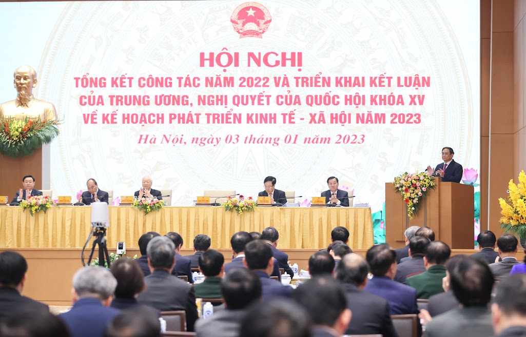 Thủ tướng Phạm Minh Chính phát biểu khai mạc tại Hội nghị. Ảnh: Nhật Bắc