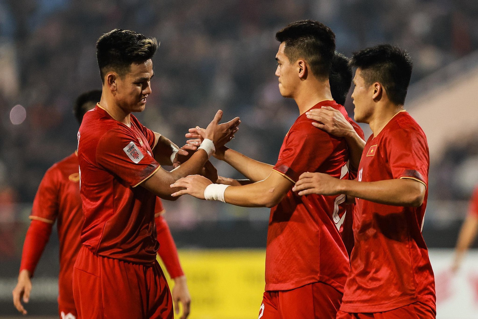 Tiến Linh ghi bàn thắng thứ 2 cho tuyển Việt Nam. Ảnh: Hải Nguyễn