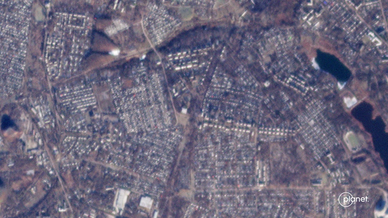 Ảnh vệ tinh chụp thành phố Makeyevka ở Donetsk ngày 20.12.2022. Ảnh: Planet Labs