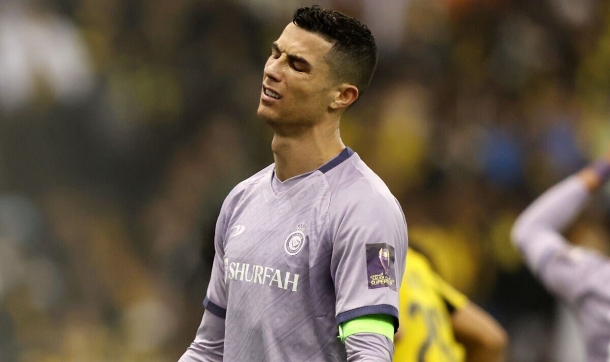 Phong độ ghi bàn của Ronaldo vẫn chưa thể tốt trở lại trong màu áo mới. Ảnh: Daily Express