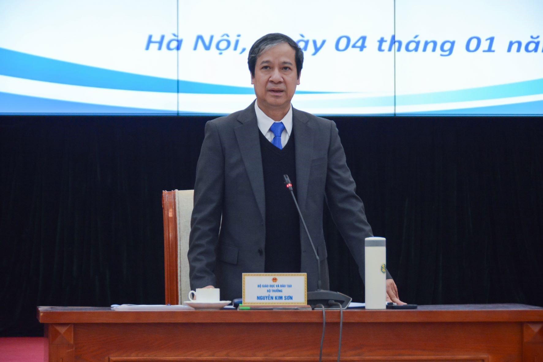 Bộ trưởng Bộ GDĐT Nguyễn Kim Sơn. Ảnh: MOET