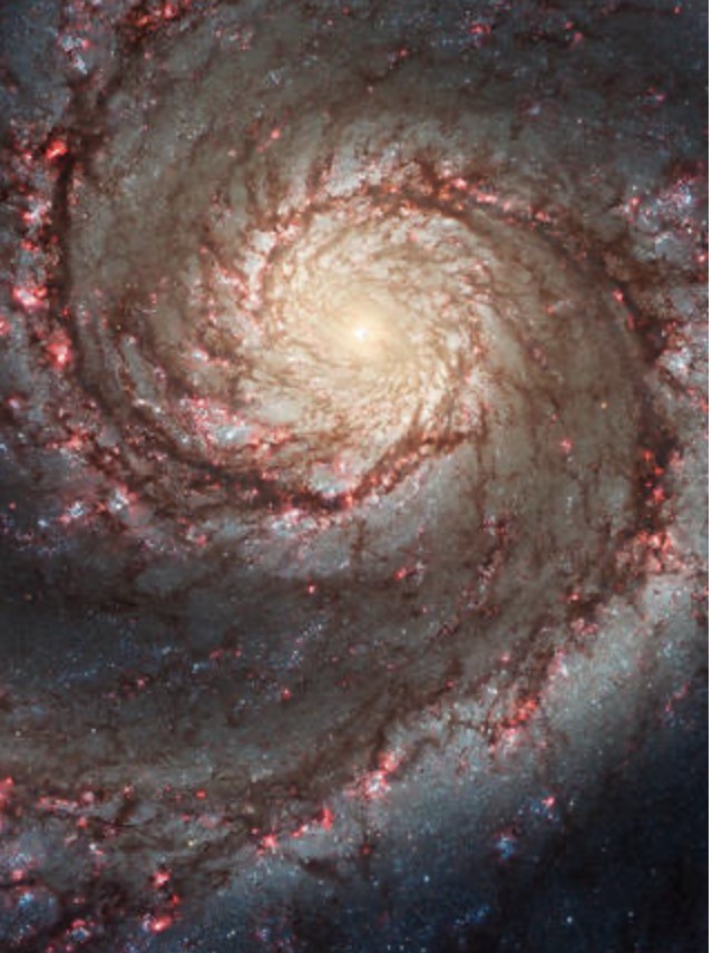 Một thiên hà được chụp lại. Ảnh: NASA