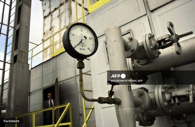 Trạm nén khí của Bulgargaz ở Ihtiman, Bulgaria. Ảnh: AFP