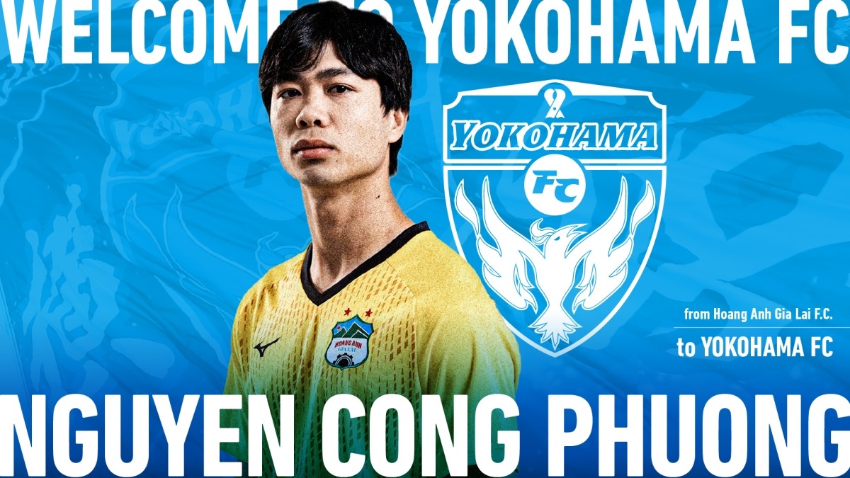 Công Phượng gia nhập Yokohama FC. Ảnh: YFC