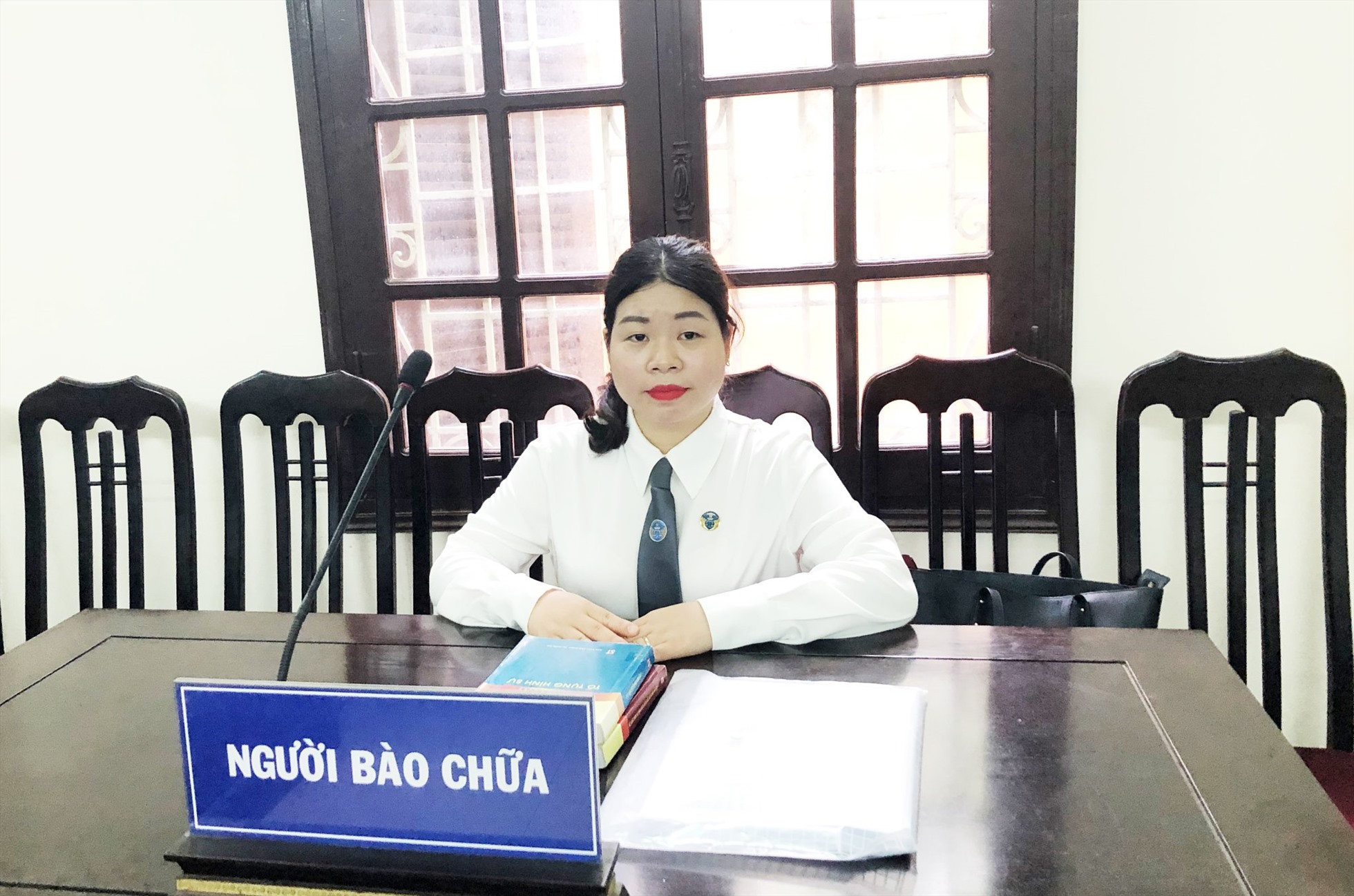Luật sư Hà Thị Khuyên phân tích về trường hợp 8 bị cáo trong vụ AIC lĩnh án vắng mặt. Ảnh: Nhân vật cung cấp