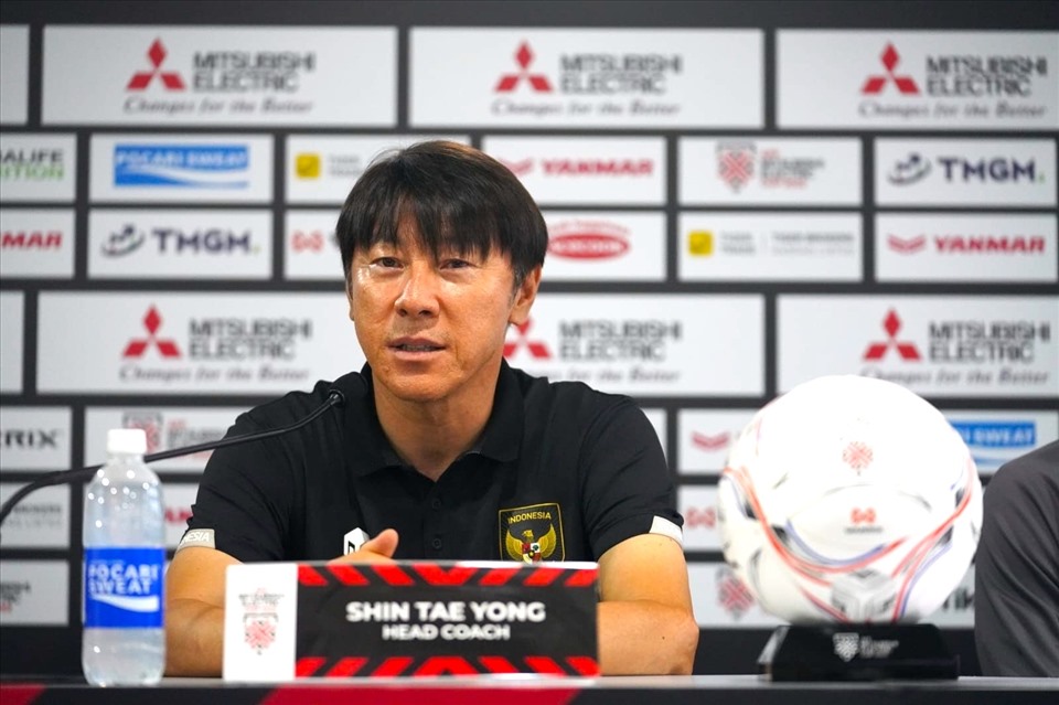 Huấn luyện viên Shin Tae-yong tự tin có màn thể hiện tốt trước tuyển Việt Nam. Ảnh: AFF