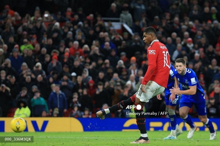 Rashford tiếp tục có trận đấu ấn tượng. Ảnh: AFP