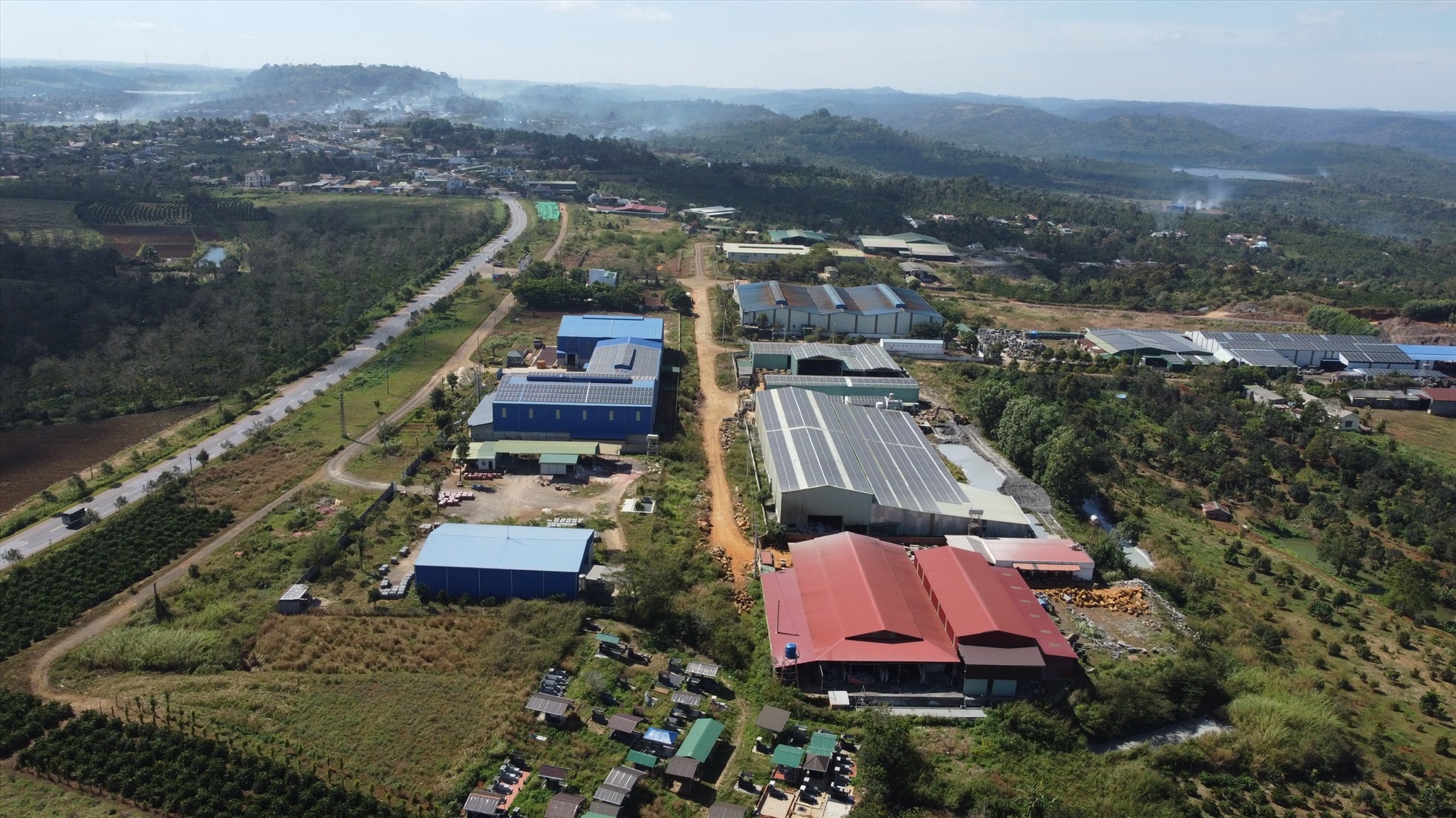 Hiện nay, Cụm Công nghiệp - Tiểu thủ công nghiệp Thuận An đã lấp đầy nhà đầu tư, nên không thể thu hút thêm doanh nghiệp. Ảnh: Phan Tuấn